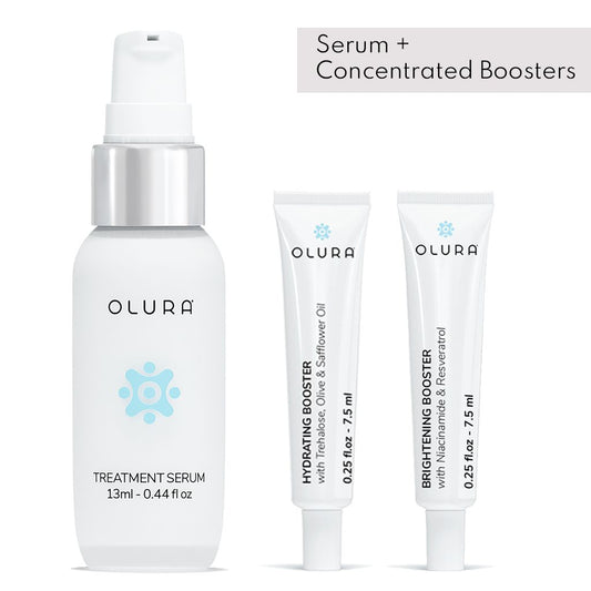 Olura Customizable Treatment Serum with Brightening and Hydrating Boosters - Natural-Beautique
